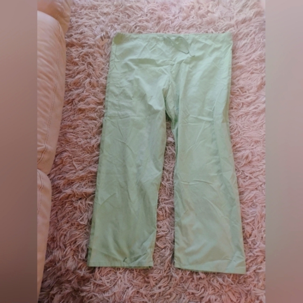 Uniform City Drawstring Scrub Pants In Light Green Unisex Size L NWT